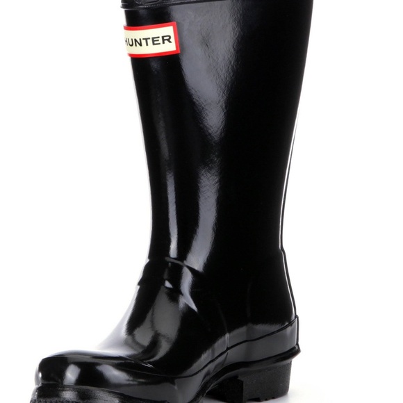 Hunter Other - Hunter Original Kids Gloss Black Rain Boot M3/F4